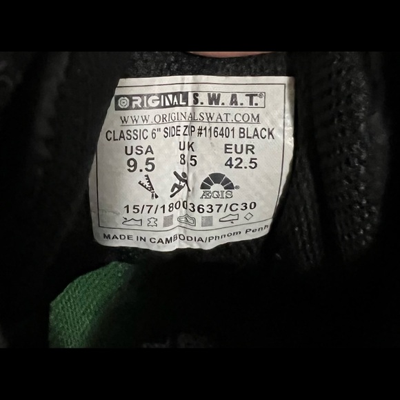 Original S.W.A.T. 6" Classic boots! - Picture 5 of 6